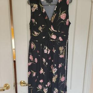 Black casual summer dress